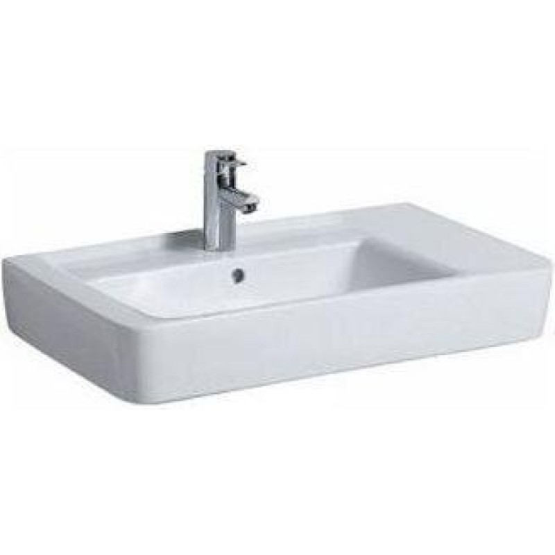 Раковина Geberit Renova Nr. 1 122180000/122175000, 75 см, L/R, керамика, белая