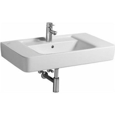 Раковина Geberit Renova Nr. 1 122185000, 85 см, керамика, белая