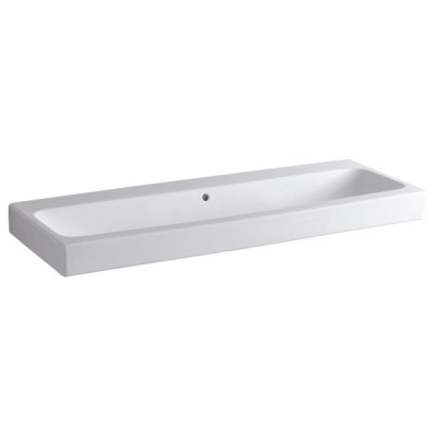 Раковина Geberit iCon 124025000, 120 см, керамика, белая