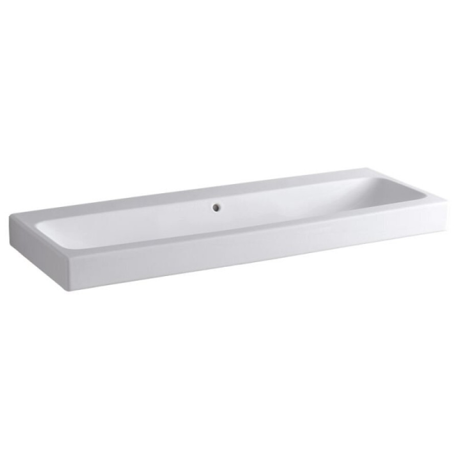 Раковина Geberit iCon 124025000, 120 см, керамика, белая