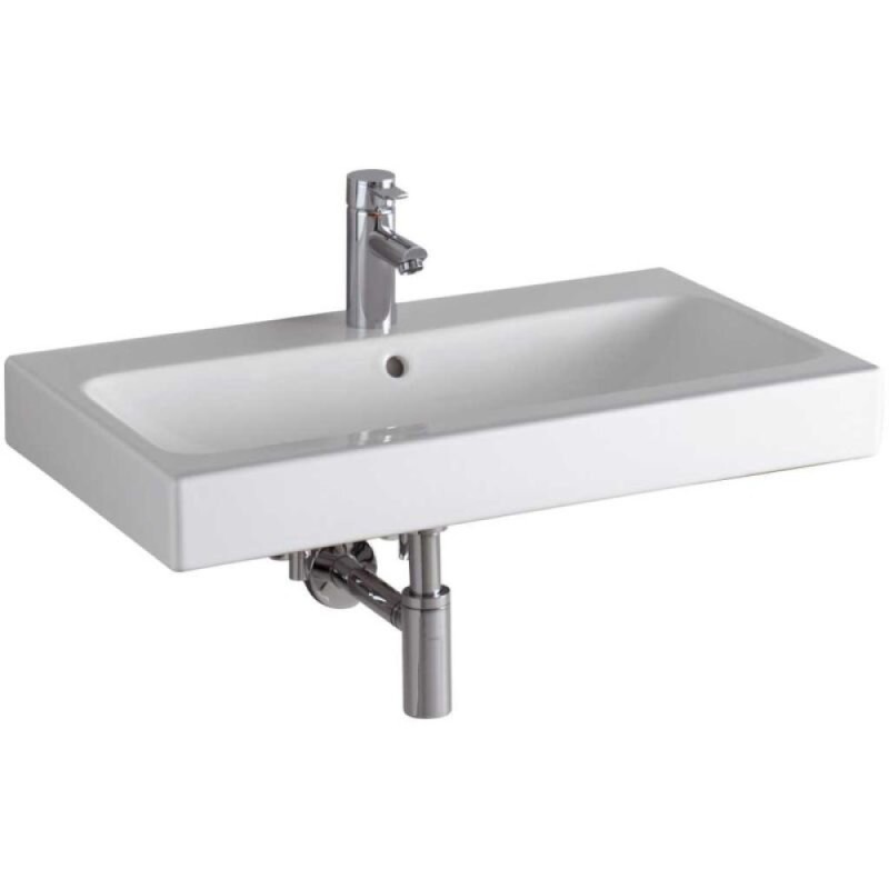 Раковина Geberit iCon 124075000, 75 см, керамика, белая