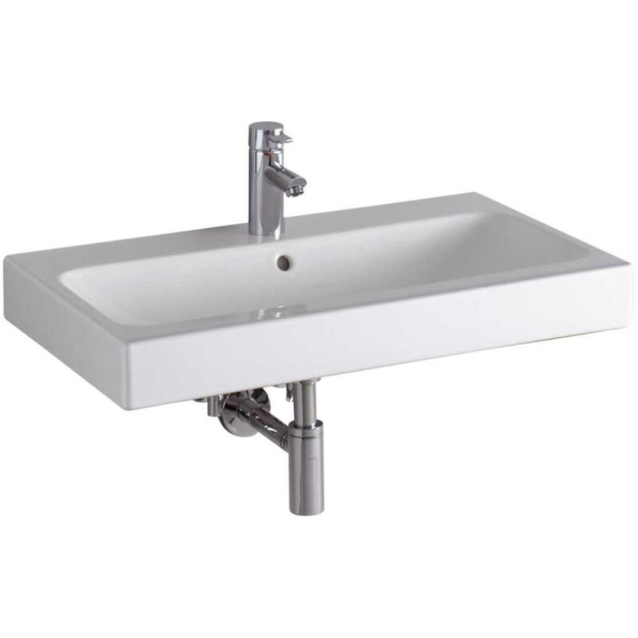 Раковина Geberit iCon 124075000, 75 см, керамика, белая