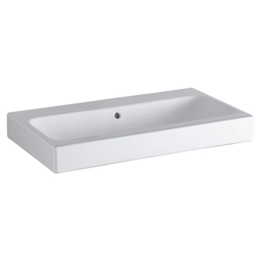 Раковина Geberit iCon 124078000, 75 см, керамика, белая