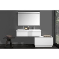 Раковина Geberit iCon 124120000, 120 см, сдвоенная, керамика, белая