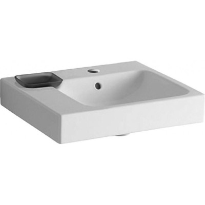 Раковина Geberit iCon 124150000, 50 см, чаша справа, фарфор, белая