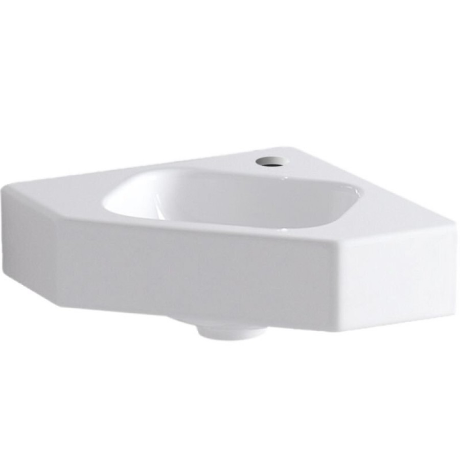 Раковина Geberit iCon 124729000, 46 см, фарфор, белая