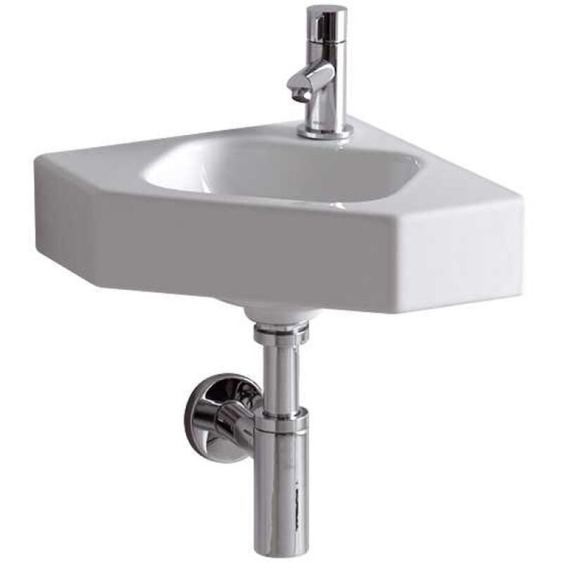 Раковина Geberit iCon 124729000, 46 см, фарфор, белая