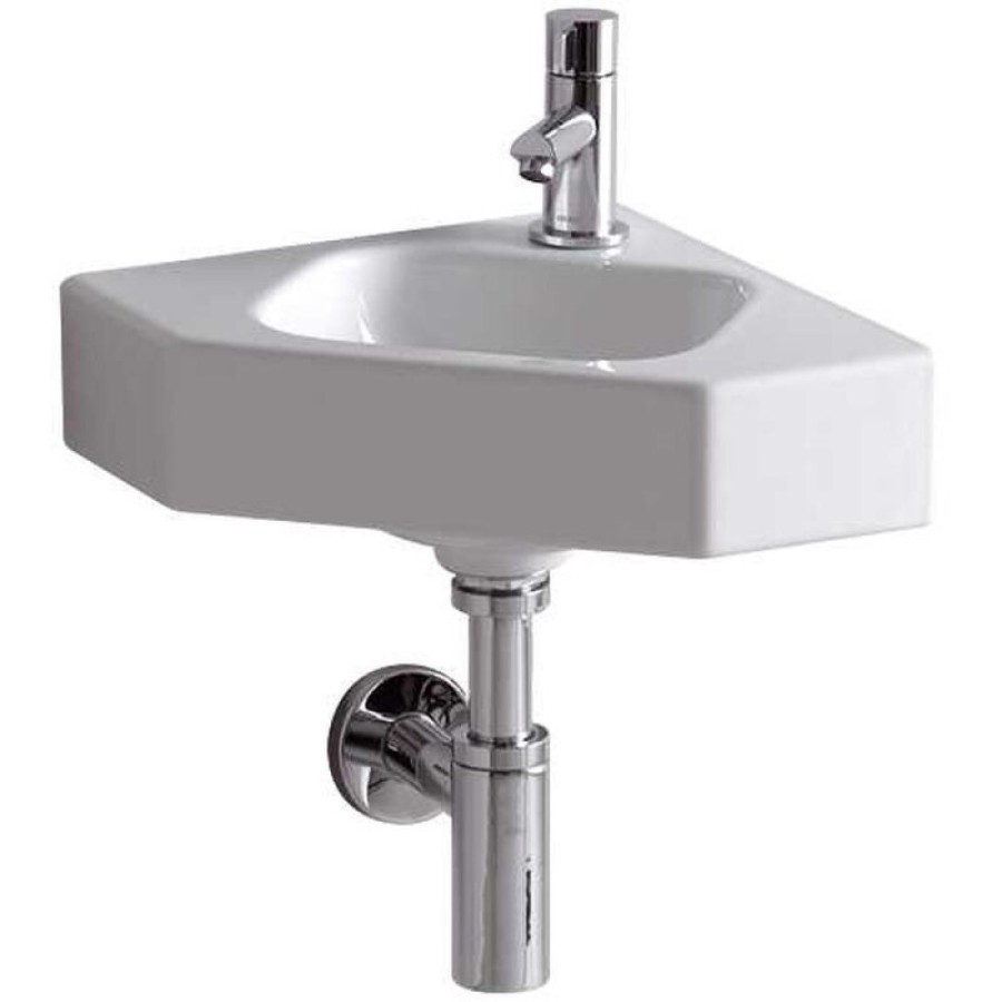 Раковина Geberit iCon 124729000, 46 см, фарфор, белая