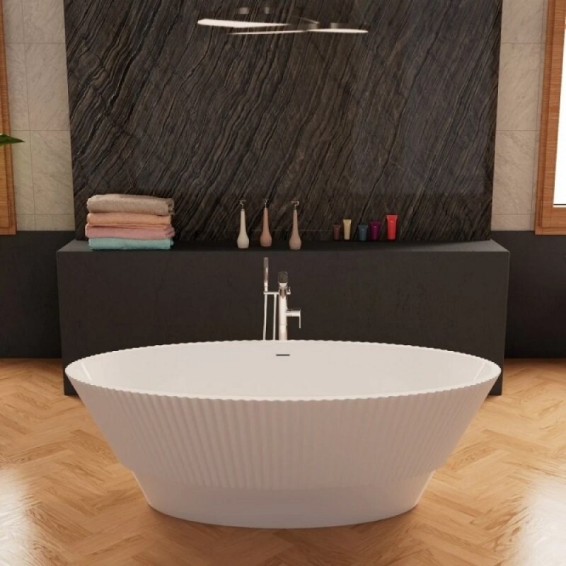 Ванна акриловая Frank F6115, 12521, 170 х 75 см, цвет белый