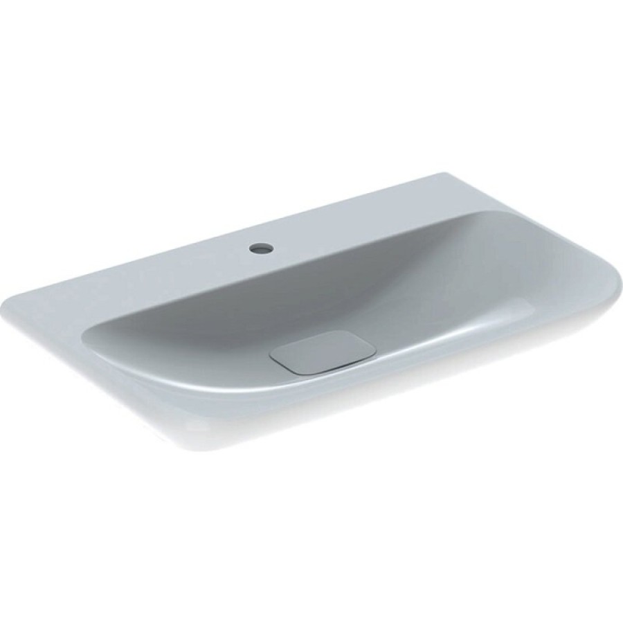 Раковина Geberit myDay 125480600, 80 см, фарфор, белая