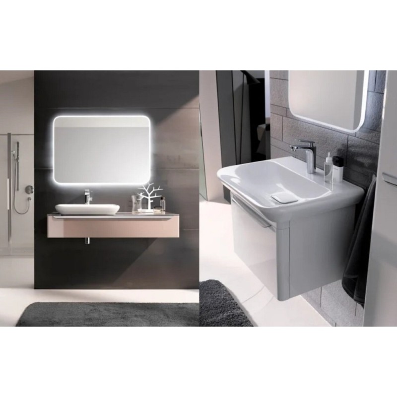 Раковина Geberit myDay 125480600, 80 см, фарфор, белая