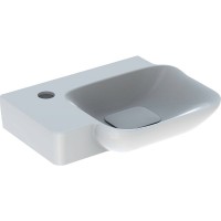 Раковина Geberit myDay 125540600/125440600, 40 см, L/R, фарфор, белая