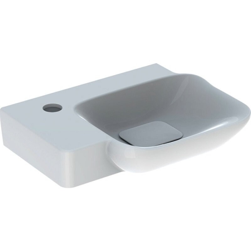 Раковина Geberit myDay 125540600/125440600, 40 см, L/R, фарфор, белая