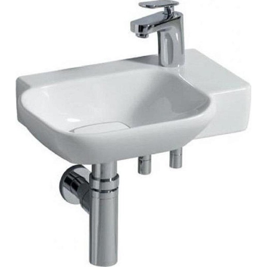 Раковина Geberit myDay 125540600/125440600, 40 см, L/R, фарфор, белая