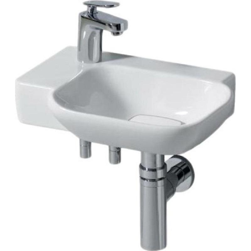 Раковина Geberit myDay 125540600/125440600, 40 см, L/R, фарфор, белая