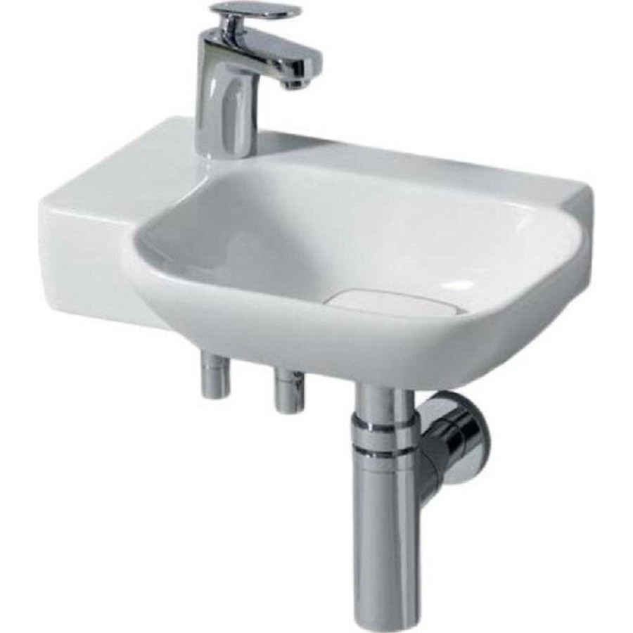 Раковина Geberit myDay 125540600/125440600, 40 см, L/R, фарфор, белая