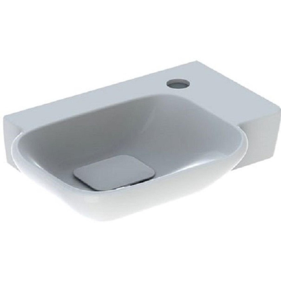 Раковина Geberit myDay 125540600/125440600, 40 см, L/R, фарфор, белая