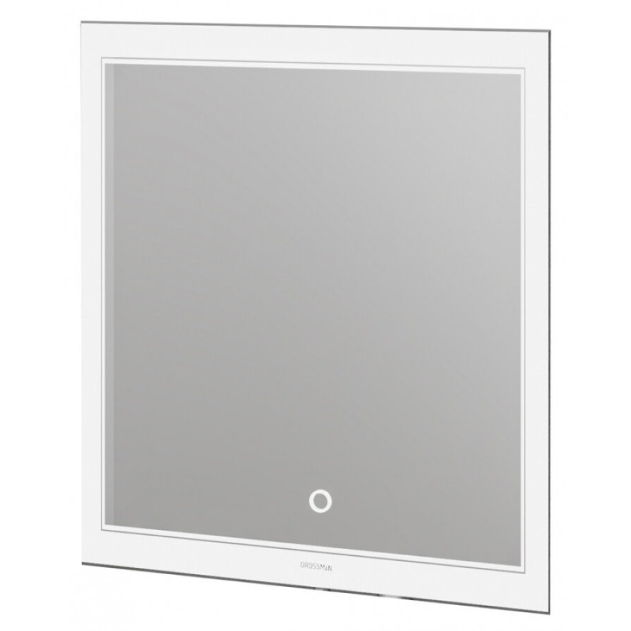 Зеркало Grossman Sirius 70 x 80 см с подсветкой, сенсорный выключатель, 127080
