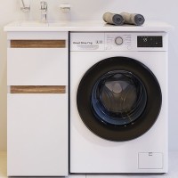 Тумба под стиральную машинку на заказ AM.PM X-Joy 70-130 см, напольная/подвесная, мультиколор
