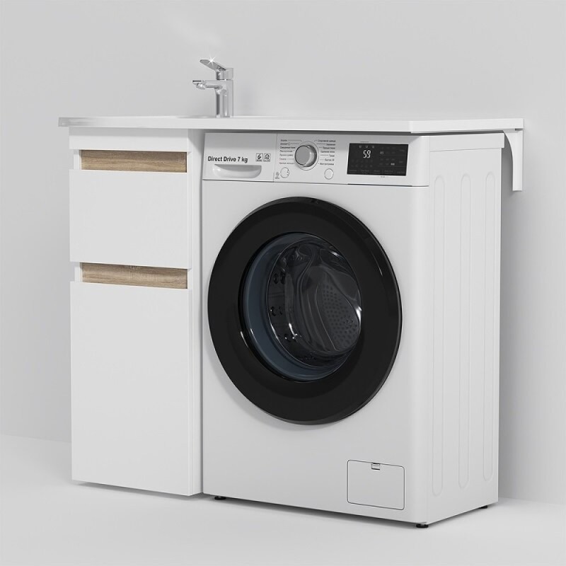 Тумба под стиральную машинку на заказ AM.PM X-Joy 70-130 см, напольная/подвесная, мультиколор