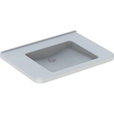 Раковина Geberit Renova Comfort Square 128576000, 75 см, фарфор, белая