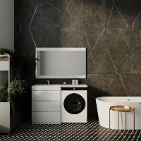 Тумба под стиральную машинку на заказ Style Line El Fante Даллас 100-130 см, напольная/подвесная, мультиколор