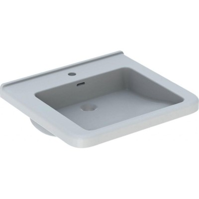 Раковина Geberit Renova Comfort Square 128660000, 60 см, фарфор, белая