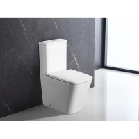 Унитаз-компакт Terminus Ватикан, 12F61x36W, безободковый, крышка-сиденье микролифт, белый