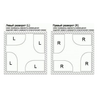 Душевая кабина Frank F412/1 R White, 120 x 80 см, без крыши, средний поддон, стекла прозрачные, профиль белый, 130009