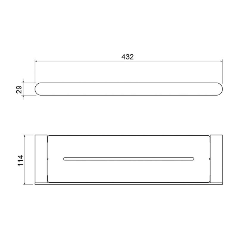 Полка Timo Saona 13073/18, цвет черное золото