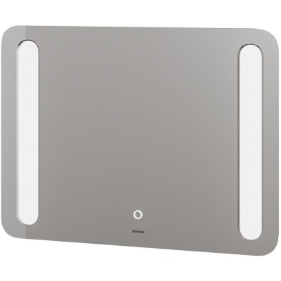 Зеркало Grossman Lara 100 x 80 см с подсветкой, сенсорный выключатель, гравировка, 1310080