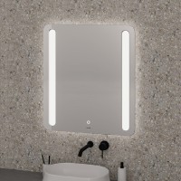Зеркало Grossman Lara 60 x 80 см с подсветкой, сенсорный выключатель, гравировка, 136080