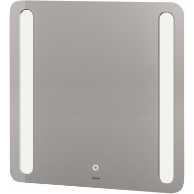 Зеркало Grossman Lara 80 x 80 см с подсветкой, сенсорный выключатель, гравировка, 138080