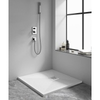 Душевой поддон RGW Stone Tray-W, 14152088-01-11, 80 x 80 см, квадратный, из искусственного камня, белый