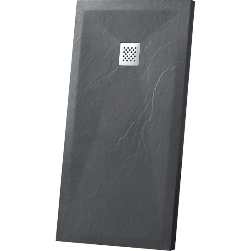 Душевой поддон RGW Stone Tray-G, 14152910-02-11, 90 x 100 см, прямоугольный, из искусственного камня, серый