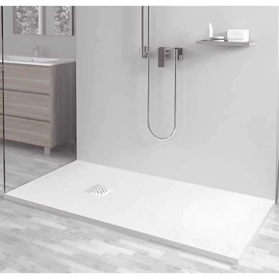 Душевой поддон RGW Stone Tray-W, 90 х 120 см, прямоугольный, искусственный камень, цвет белый, 14152912-01-11