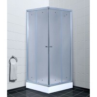 Душевой уголок Timo TL-1102 F Fabric Glass, стекло матовое, 100 х 100 х 200 см