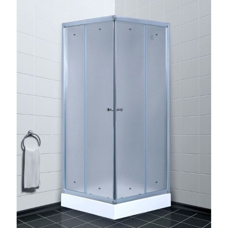 Душевой уголок Timo TL-1102 F Fabric Glass, стекло матовое, 100 х 100 х 200 см