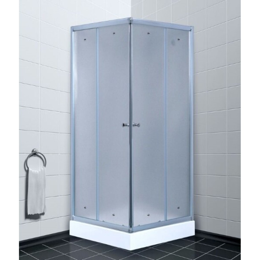 Душевой уголок Timo TL-1102 F Fabric Glass, стекло матовое, 100 х 100 х 200 см
