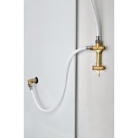 Душевая кабина Frank F412/1 L Black, 120 х 80 см, средний поддон, стекла прозрачные, профиль черный, 143009