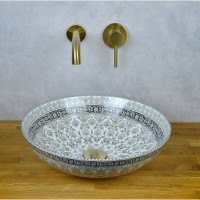 Смеситель скрытого монтажа для раковины Bronze de Luxe Scandi 14511BR, бронза