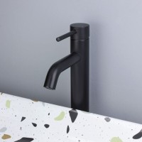 Смеситель для раковины Bronze de Luxe Scandi 1452B, черный матовый