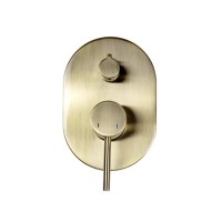 Душевая система Bronze De Luxe Scandi 14582/1BR, скрытый монтаж, с изливом, бронза