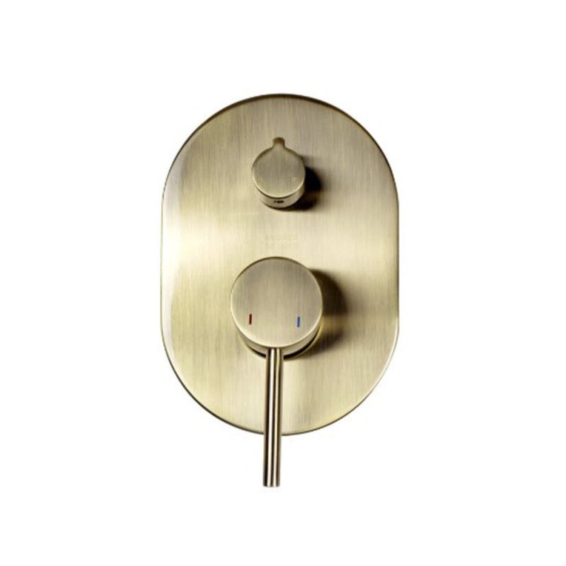 Душевая система Bronze De Luxe Scandi 14582/1BR, скрытый монтаж, с изливом, бронза