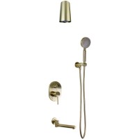 Душевая система Bronze De Luxe Scandi 14582-501BR, цвет бронза