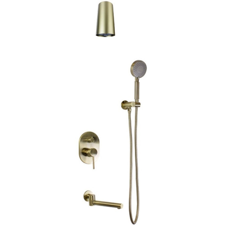 Душевая система Bronze De Luxe Scandi 14582-501BR, цвет бронза