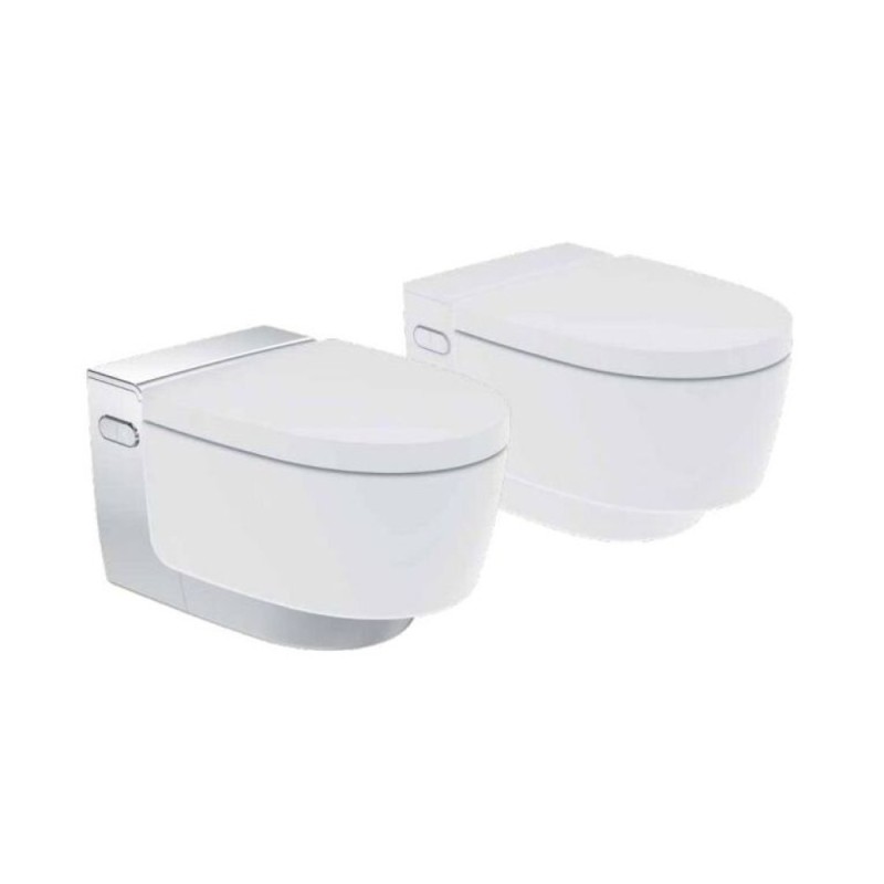Электронный унитаз Geberit Aquaclean Mera Classic 146.204 11.1 подвесной, безободковый и крышка-биде, альпийский белый