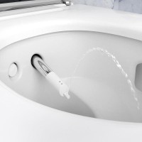 Электронный унитаз Geberit Aquaclean Mera Classic 146.204 11.1 подвесной, безободковый и крышка-биде, альпийский белый