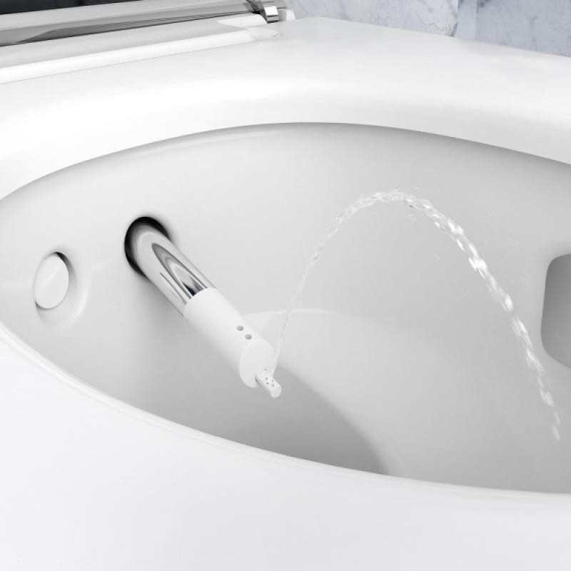 Электронный унитаз Geberit Aquaclean Mera Classic 146.204 11.1 подвесной, безободковый и крышка-биде, альпийский белый