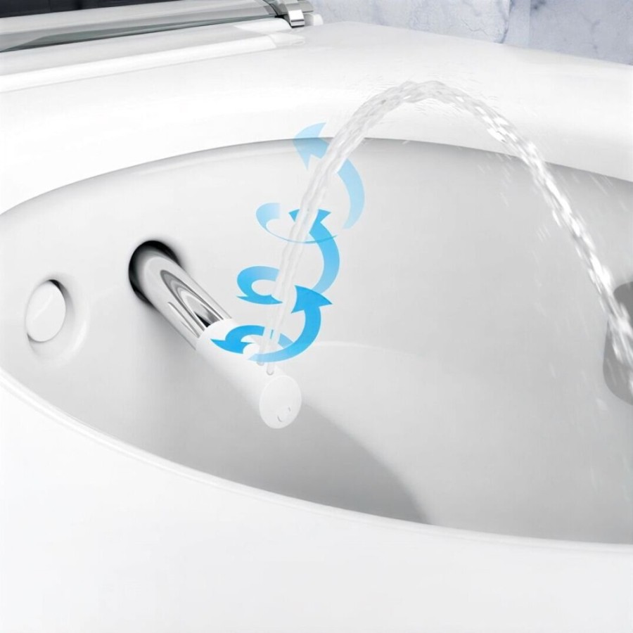 Электронный унитаз Geberit Aquaclean Mera Classic 146.204 11.1 подвесной, безободковый и крышка-биде, альпийский белый